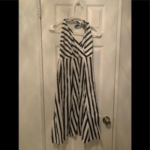 striped maxi dress